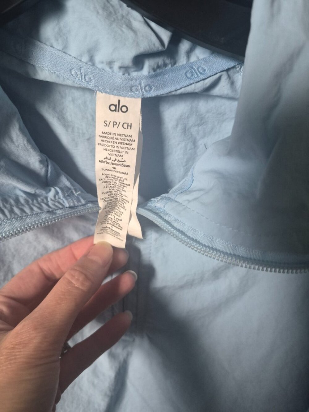 Alo yoga alumni short set provence blue - Picture 6 of 7